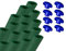 walexo 16 x Trampolin Schaumstoff Schaumstoffabdeckung für 8 Stangensysteme (92 cm, Grün)
