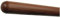 TIBU Nussbaum Holz Handlauf Geländer 30-500cm Wandhandlauf Wand Treppe, Länge: 500 mm / 50 cm / 0,5 m Enden:Halbkugel gefräst