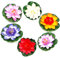 FANDE Künstlicher Lotus, Schwimmende Blumen Künstliche Seerosen, Floating Pond Decor Water Lily, Lotus Flower Künstliche, Gartenlandschaft Gartendekoration Ornamente, 6 PCS