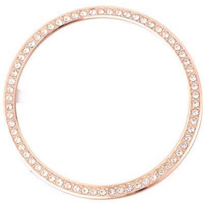 UKCOCO Lünettenring Kompatibel mit Watch 46mm- Metalluhr Lünettenring Smartwatch Schutzring mit Bling Diamond Anti-Scratch Metall Lünette Uhrengehäuse Rahmenzubehör