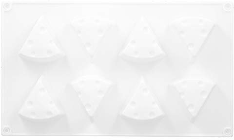 Haofy Käseform, Silikon-Kuchenform, 8-Gitter-Mousseform zum Backen in der Küche 3D-Kuchen-Bonbonkäse oder Dessert