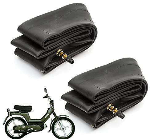 2 CAMERE D'ARIA 2.50/2.75-16 SCOOTER 16 POLLICI 250/275-16 VALVOLA DIRITTA TR4 X PER PNEUMATICI MOTO