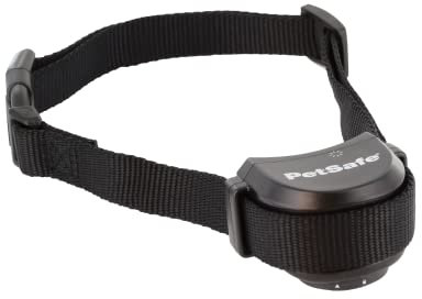 Collier à Piles pour clôture Anti-Fugue sans Fil Stay & Play pour Chiens et Chats de 2,3 kg et Plus - Collier-récepteur étanche avec Stimulation sonore et électrostatique