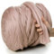 MeriWoolArt® 100% XXL Merino Wolle Garn 4-5 cm Dicke Wolle Garn, Filzwolle Trockenfilzen Nassfilzen, DIY Klobiges Wolle Garn Decke, Decke Baby Wolle, Arm Stricken Decke Garn Cappuccino, 100g