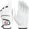 LOVMEAD Golfhandschuhe Herren Leder für Linke Hand 1 Stück, Allwetter Cabretta Leder Griff Golf Handschuh Rechtshänder Weicher Komfort Passform Größe S M ML L XL (XL, für Linke Hand)