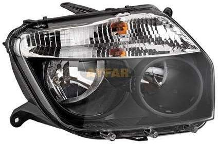 Autoteile Gocht Set Hauptscheinwerfer Scheinwerfer H1 H7 Links + Rechts Set Satz für 250104846R 250602589R 260100069R Dacia Duster HS / 2010-2014