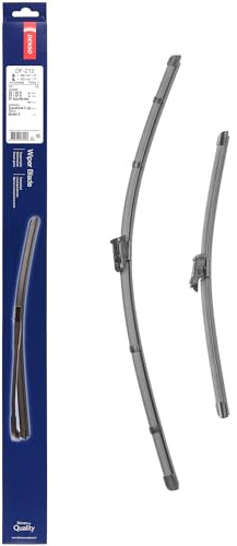 DENSO Flat Front Window Wiper Blade DF212-680/425mm - Premium All Season Replacement Wipers - Push Button Arm - RHD