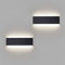 Klighten 2 Stücke Wandleuchten LED Innen 10W, 31 cm Up Down Wandlampen, Schwarz, Moderne Wandbeleuchtung für Schlafzimmer, Wohnzimmer, Treppen, 910 Lumen, Natürliches Weiß 4000K
