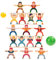 Wisplye Stapeln Spielzeug, Holz Blöcke Balancing Spiele mit 2 Bällen und 4 Balancierbrettern, Pädagogisches Spielzeug Für 3 4 5 6 Jahre Kinder Jungen Mädchen (16pcs Hercules)