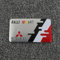 abrupt Logo Auto Emblem für Mitsubishi Outlander ASX Pajero Lancer V3 Evo, Schwarz, Kunststoff, Emblem, Auto, Fahrzeug-spezifisch, B
