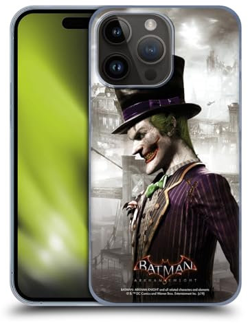 Head Case Designs Officially Licensed Batman Arkham Knight Joker Characters Hard Back Case Compatible With Apple iPhone 15 Pro Max