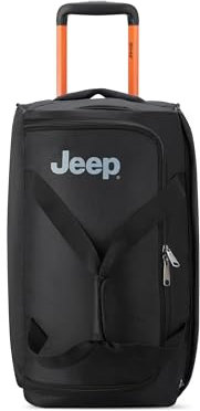 Jeep JS009D Reisetasche mit Zwei Rädern, Schwarz, 50,8 cm, Schwarz, 20 Inch, Js009d Reisetasche mit Zwei Rädern