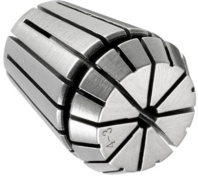CoCud Mandrino a Pinze a Molla, Pinze a Molla Er-25 con Diametro di Serraggio di 4mm, Acciaio 40Cr, Mandrino Smontabile Comodo - (Applicazioni: per Macchine da Incisione Cnc)