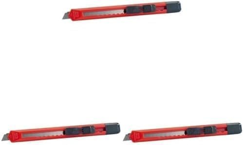 Draper Redline 67675 Retractable Segment Blade Knife, Blue (Pack of 3)