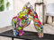Casablanca große Deko Figur Gorilla XL - Deko Objekt Monkey King AFFE Street Art Design - Dekoration und Geschenk - Mehrfarbig Höhe 40 cm