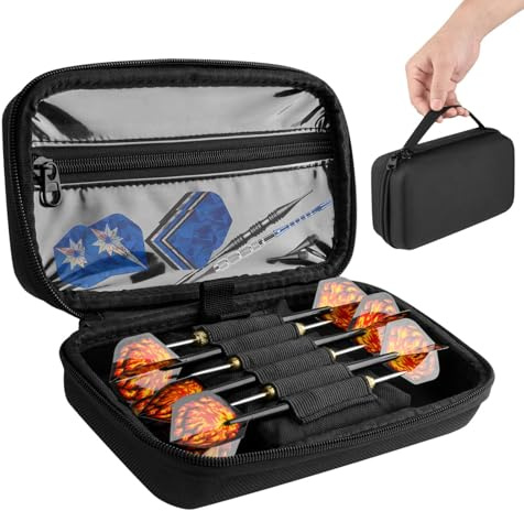 Generisch Darts Tasche,Dart Tasche Box | Tragbarer Dart-Organizer-großes Fassungsvermögen Dart-Schutzhülle Darttasche Für Mehrere Darts