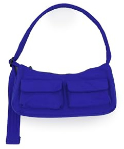 BAGGU Cargo-Schultertasche, lapis, 11.9 x 27.9 x 7.6 cm, 1 L, Unisex, Satchel, Erwachsene, Junge Erwachsene, Nylon