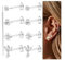 Chriscoco 16G Helix Piercings Chirurgenstahl Tragus Piercing Labret Piercing Nasenpiercing Stecker Lippenpiercing Piercing Ohr Silber Monroe Medusa Piercing 6/7/8MM