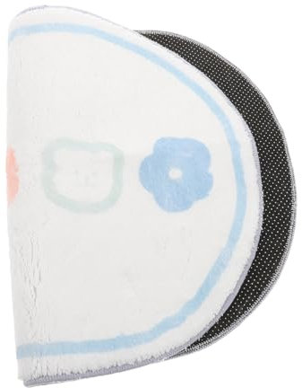 KOMBIUDA Spielzimmerteppich Mit Blumenmuster Und Rutschfester Unterseite Bequemer Kinderteppich Für Schlafzimmer Und Spielzimmer Teppich Für Junge Mädchen Und Kinderzimmerdekor