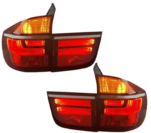 AIMXGBPS Auto Rücklicht für BMW X5 E70 2007 2008 2009-2013, Beleuchtung Rückleuchtenglas Lichtscheibe Glas | Rechte u. Linke Seite | Rücklichtern Ersatz