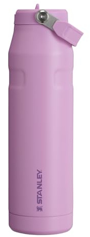 Stanley 1913 Flip Straw Sports Water Bottle 1.06L - Lilac | 15 Hours Cold - 4 Days Iced - BPA-Free - Leak Resistant - Dishwasher Safe - Fits Cup Holder