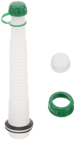 Milisten Gas can Spout Replacement Long Flexible can Spout with Secure Bottle Cap Fit Easy Pour Fuel and Water Tube Accessory for Jerry can Lawn Mower and Generator Use