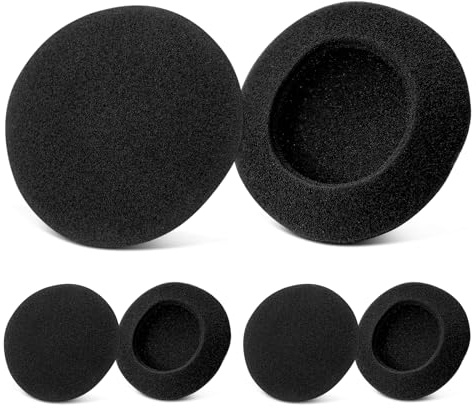 Ersatz Ohrpolster für Sennheiser Kopfhörer - Headset Schaumstoff Ersatz für Sennheiser EPOS PC 8 USB, Kopfhörer Schaumstoff für Headset mit Mikrofon, Earpads für PC 2/3/5 Chat, Headset Zubehör (6 Stk)