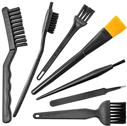 6 en 1 multifonction en nylon Petit kit de nettoyage Brosse pour clavier pour Xbox One PS3 PS4 ordinateur portable les petits espaces (Noir)