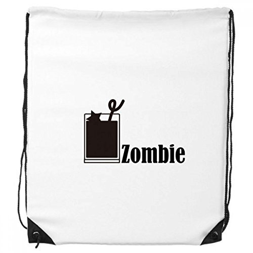 DIYthinker Zombie-Cocktail mit Dem Wort Zombie-Rucksack Einkaufssporttaschen Geschenk