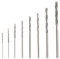 eMagTech 8pcs Diamond Twist Drill Bit 0.8/1.0/1.2/1.5/1.8/2.0/2.5/3.0mm for Jade Stone Glass Pearl Seashells Fit for Bench Drill Hanging Mill