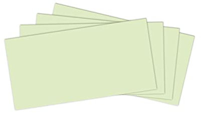 Briefumschlag grün DIN lang-Format ohne Fenster Briefumschäge Umschläge selbstklebend (50 Umschläge)