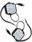 enterelettronics Kit 2 Alimentatore 12V Stabilizzato (1.5A) Caricatore Universale 18W IP67 per Telecamere Videosorveglianza Stagno con Cavi Alimentazione - Nero