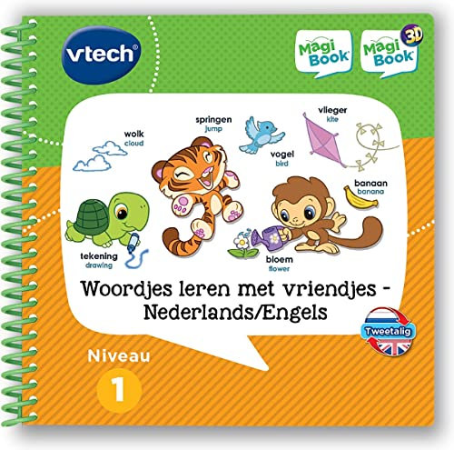 VTech 80-462023 MagiBook Activity Book - Wortes Lernen mit Freunden - Level 1 - DE/EN - 2 bis 5 Jahre