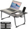 OMUMUO Laptop-Schreibtisch, Schoß-Schreibtisch mit Kissen, Schoß-Schreibtisch für Bett, Holz-Schoß-Schreibtisch, Gaming-Schoß-Schreibtisch, Schoß-Schreibtisch 43.2 cm (17 Zoll) Laptop, Schreibtisch