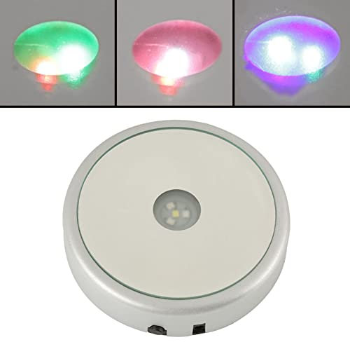 Elekscher Drehteller 15Cm,Led Flaschenuntersetzer,Led Sockel Für Glasblock,Led Untersetzer,Sockel,Led-Leuchtsockel,Led-Sockel,Basis-Led-Lampara,Led-Licht Basiür Sonnensystem gel,Led-Licht Basis Quadra