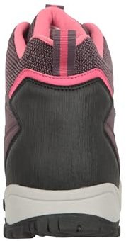 Mountain Warehouse Adventurer Womens Boots - Waterproof Rain Boots, Synthetic & Textile Walking Shoes - For Spring Summer, Hiking & Trekking Berry Adult Shoe Size 8.5