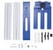Woodworking Cutter Guide Rail Circular Saw Guide Multifunctional Aluminum Alloy Circular Saw Track for Carpenter