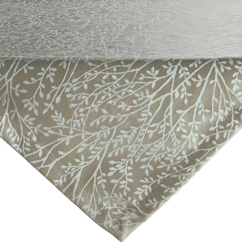 Erwin Müller Mitteldecke Malaga fleckabweisend Taupe Größe 100x100 cm