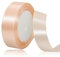 Ruban de Satin Rose Champagne 20mm, 22 mètres Ruban Tissu pour Emballage Cadeau, Couture, Artisanat, Ballon, Bouquet de Mariée, Décoration de Mariage