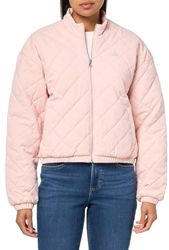 adidas Veste matelassée pour femme, Rose sable, M