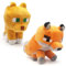 IOSCDH Mine cr-AFT Plüschtiere,2 Stück Mine-Craft Thema Charaktere Plüschfigur, Mine CRA-ft Kuscheltier,Home Dekor Cartoon Plüsch Spielzeug Gefüllte für Fans Kinder und Spielbegeisterte，(18cm)