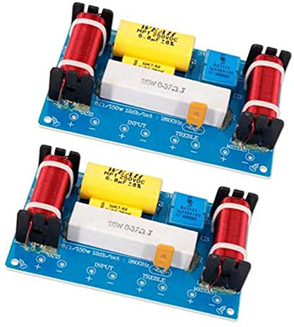 Persistence 2 StüCk -338 3 Wege Audio Frequenz Teiler HöHen + MitteltöNe + Bass Frequenzweiche Lautsprecher Filter für 8- Lautsprecher DIY, 500148535