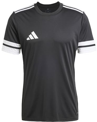 adidas Men's SQUADRA25 Jersey Short Sleeve, Black/White, XS