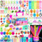 zycBernoi 190 Stück Partygeschenke für Kinder 4–10, Schatzkiste Geburtstagsparty, Pinata-Füller, Fidget-Spielzeug, Großpackung