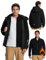 baleaf Herren Wasserdicht Warme Fleece Gefüttert Regenjacke Fahrradjacken Winddicht Windbreaker Outdoorjacke Wandern Schwarz M