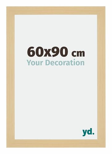 yd. Your Decoration - Puzzlerahmen 60x90 cm - Ahorn Dekor - Puzzlerahmen 1500-2000 Teile - Holz Bilderrahmen - Mura