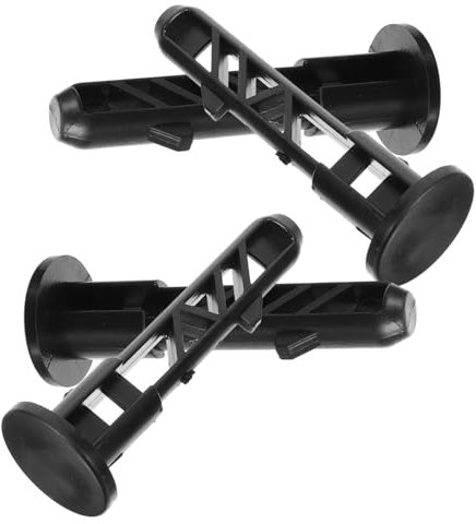 Mobestech 1set Trash Can Latch Dust Bin Hinge Wheelie Lid Hinge Pin Recycle Wheelie Bin Hinge Plug Trash Can Plug Lid Pin Hinge Pin Removal Tools Trash Bins Accessories Hinged Black 4pcs