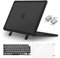 MOSISO Compatible with MacBook Pro 16 inch Case M4 M3 M2 M1 2025 2024 2023-2021 A3403 A3186 A2991 A2780 A2485, Heavy Duty Hard Shell Fold Kickstand&Keyboard Skin&Screen Film&Type C, Black