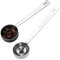 2 Pieces Tablespoon Scoops with Long Handle, 15ml Stainless Steel Coffee Measuring Spoon, Table Spoons Measure, Metal Coffee Spoon, Tablespoon Measure for Tea, Flour, Coffee, Sugar