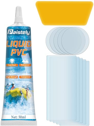 Kit Réparation Piscine, Kit Réparation Spa Gonflable, Kits Entretien Spa Étanche et Transparent, pour Matelas Pneumatiques, Structures Gonflables, Matériaux en EVA